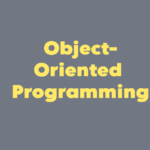 Object-Oriented-Programming